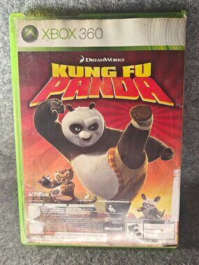 Xbox 360 Kung Fu Panda + LEGO Indiana Jones 2‑Disc Combo PREOWNED